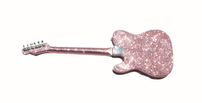 2026 Signature Sound T-caster Guitar Pink Sparkle Body neck and pick guard
