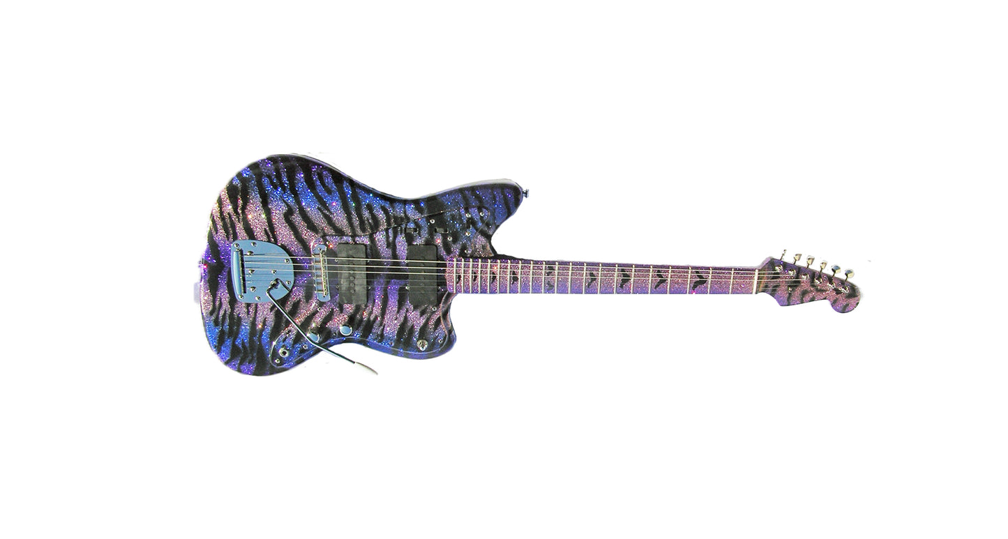 2026 Signature Sound Deluxe J-Master Electric Guitar – Pink Tiger Sparkle Offset