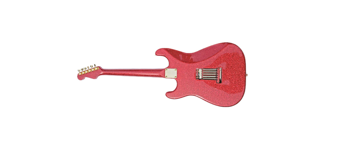2026 Signature Sound Deluxe S-Style Guitar Red Sparkle