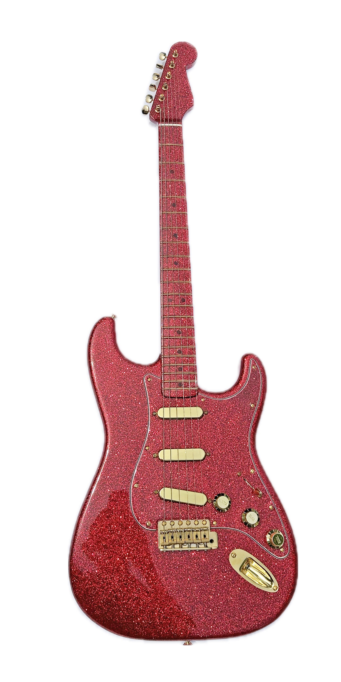 2026 Signature Sound Deluxe S-Style Guitar Red Sparkle
