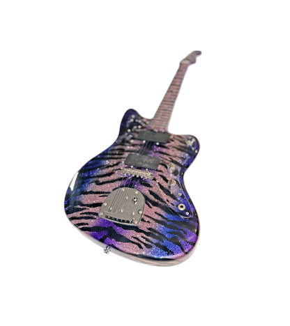 2026 Signature Sound Deluxe J-Master Electric Guitar – Pink Tiger Sparkle Offset