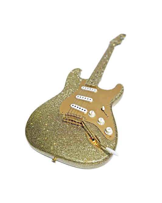 2006 Signature Sound Gold Sparkle Deluxe S-Caster Guitar