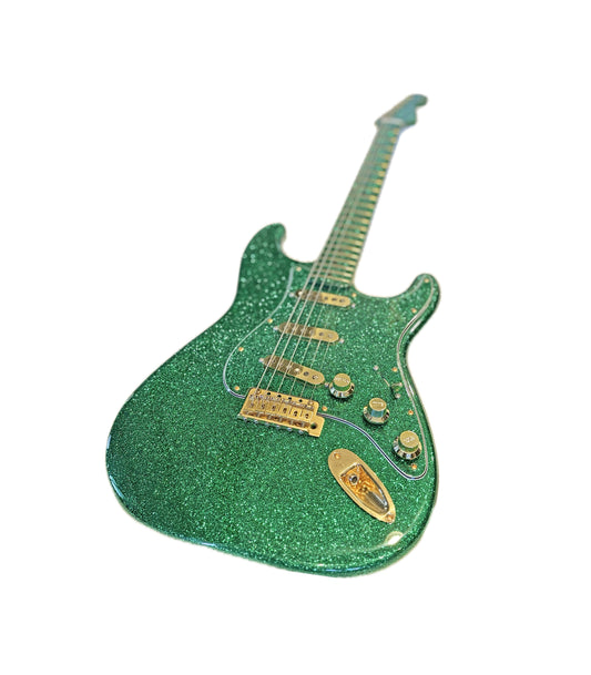 2026 Signature Sound Deluxe S-Style Guitar Green Sparkle